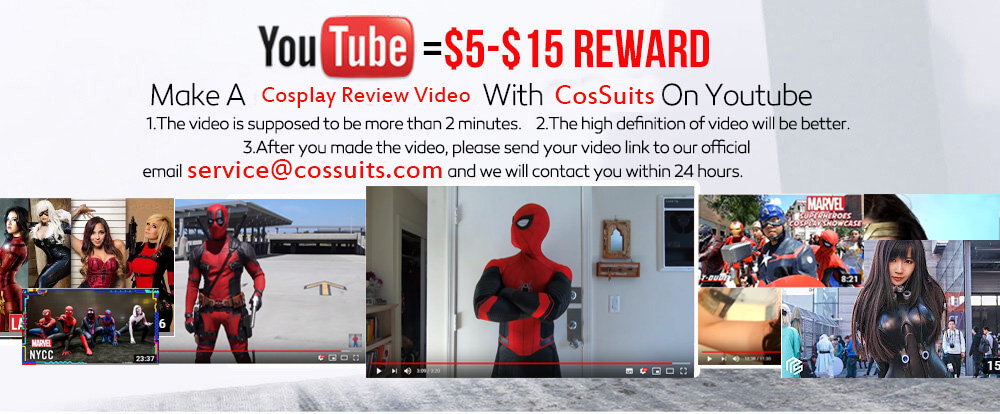 cossuits cosplay video